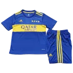Boca Juniors Home Jersey Kit 2021/22 Kids(Jersey+Shorts) - goaljerseys