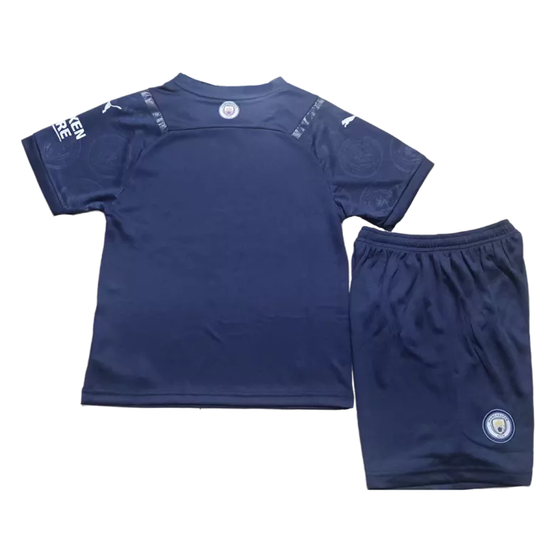 Manchester City Third Away Jersey Kit 2021/22 Kids(Jersey+Shorts) - gojersey