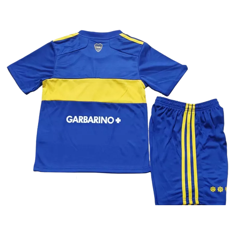 Boca Juniors Home Jersey Kit 2021/22 Kids(Jersey+Shorts) - gojersey