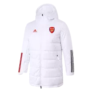 Arsenal Training Winter Jacket 2021/22 White - goaljerseys