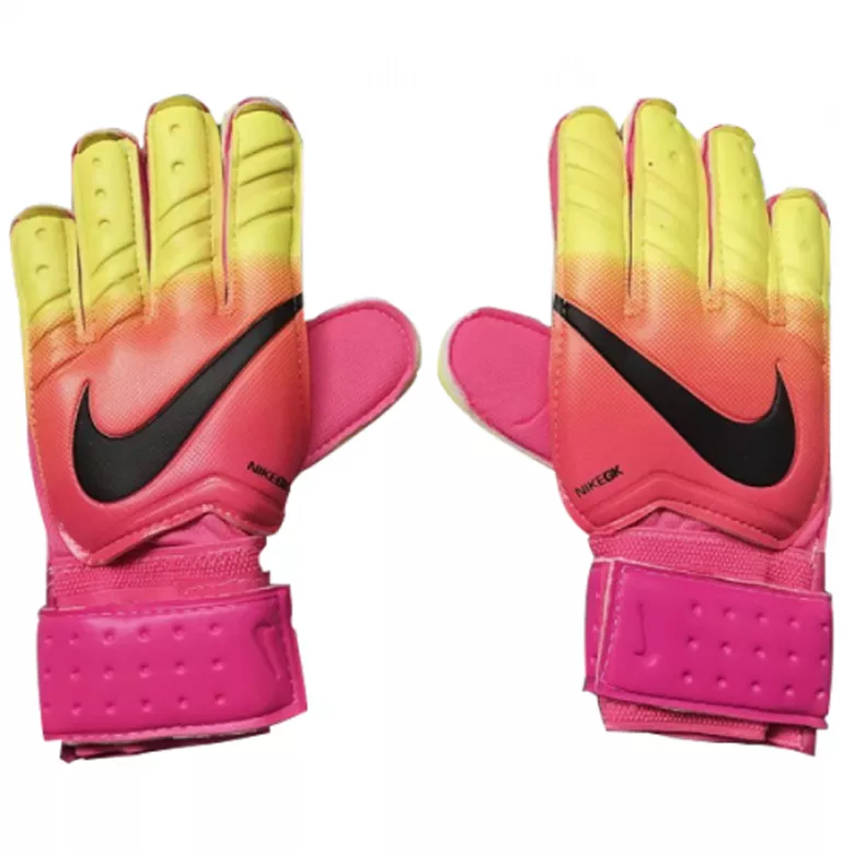 NK Pink&Orange Goalkeeper Gloves - gojersey