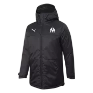 Marseille Training Winter Jacket 2021/22 Black - goaljerseys