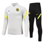 Chelsea Sweatshirt Kit 2021/22 - Kid Gray (Top+Pants) - goaljerseys
