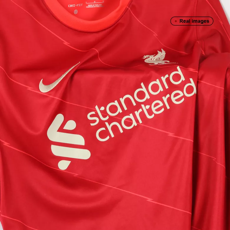 Liverpool Home Soccer Jersey 2021/22 - gojersey