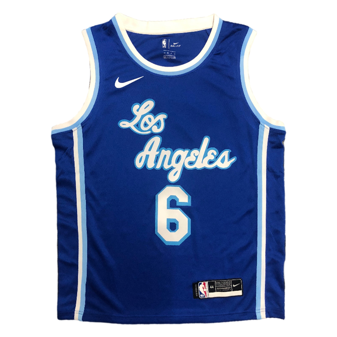 lebron lakers jersey blue