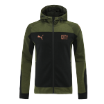 Manchester City Hoodie Jacket 2021/22 Dark Green