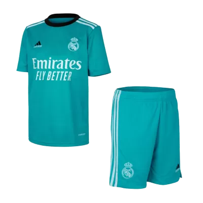 Real Madrid Third Away Jersey Kit 2021/22 (Jersey+Shorts) - gojersey