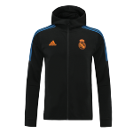 Real Madrid Hoodie Jacket 2021/22 Black