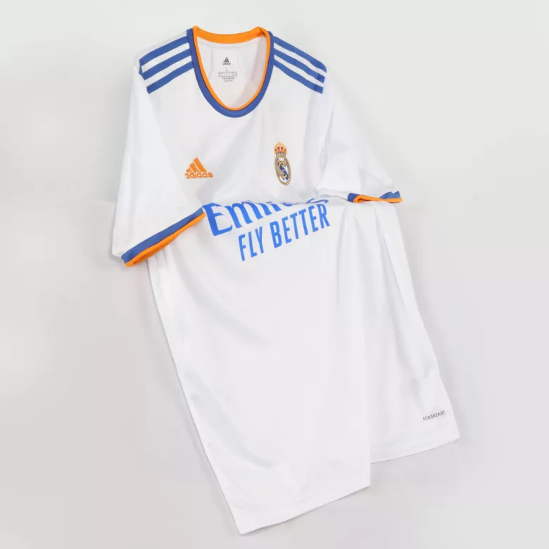 Real Madrid Home Jersey Kit 2021/22 (Jersey+Shorts) - gojersey