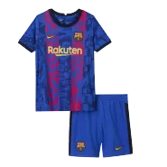 Barcelona Third Away Jersey Kit 2021/22 (Jersey+Shorts) - goaljerseys