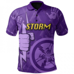 Melbourne Storm Rugby Polo Jersey 2021