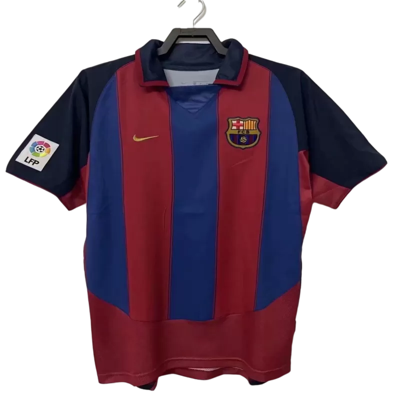 Barcelona Home Jersey Retro 2003/04 - gojersey