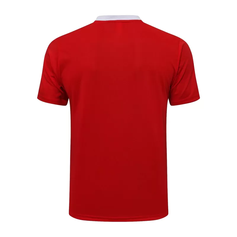 Bayern Munich Polo Shirt 2021/22 - Red - gojersey