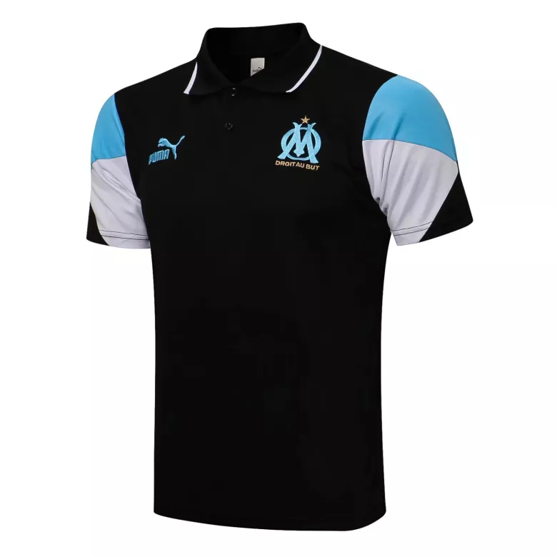 Marseille Polo Shirt 2021/22 - Black - gojersey