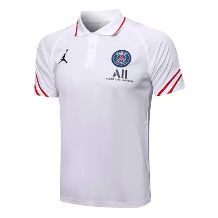 PSG Polo Shirt 2021/22 - White - gojerseys