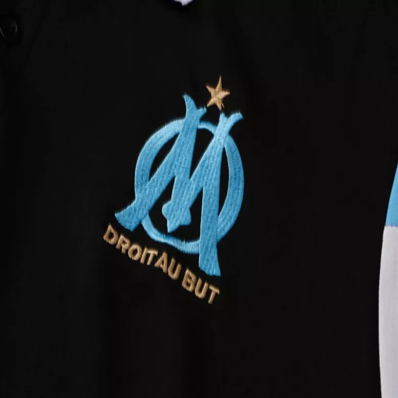 Marseille Polo Shirt 2021/22 - Black - gojersey