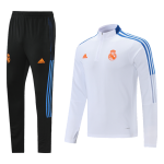Real Madrid Sweatshirt Kit 2021/22 - White (Top+Pants)