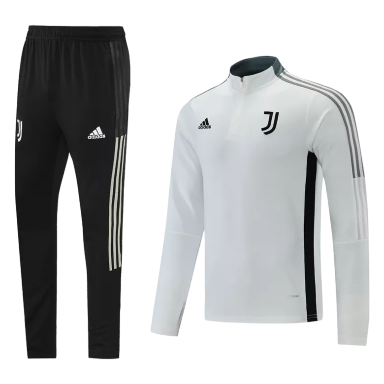 Juventus Sweatshirt Kit 2021/22 - White (Top+Pants) - gojersey