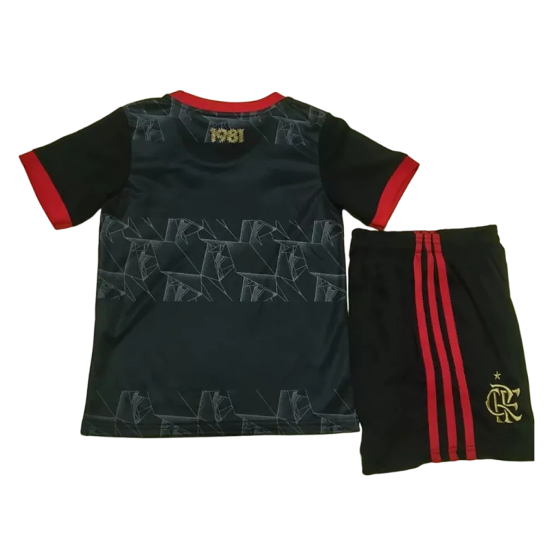 CR Flamengo Third Away Jersey Kit 2021/22 Kids(Jersey+Shorts) - gojersey