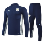 Manchester City Sweatshirt Kit 2021/22 - Navy (Top+Pants)