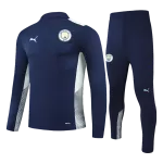 Manchester City Sweatshirt Kit 2021/22 - Navy (Top+Pants) - goaljerseys