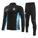 Marseille Sweatshirt Kit 2021/22 - Kid Black (Top+Pants)
