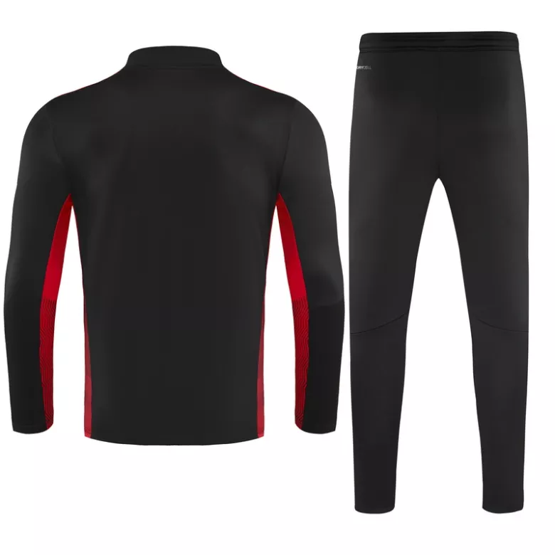 AC Milan Sweatshirt Kit 2021/22 - Black (Top+Pants) - gojersey