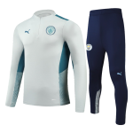 Manchester City Sweatshirt Kit 2021/22 - Gray (Top+Pants)