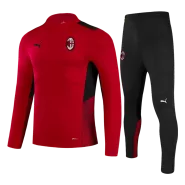 AC Milan Sweatshirt Kit 2021/22 - Red (Top+Pants) - goaljerseys