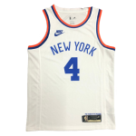 New York Knicks Derrick Rose #4 NBA Jersey 2021/22 Nike White - Association