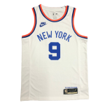 New York Knicks RJ Barrett #9 NBA Jersey 2021/22 Nike White - Association