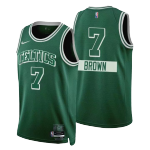 Boston Celtics Jaylen Brown #7 NBA Jersey Swingman 2021/22 Nike Green - City