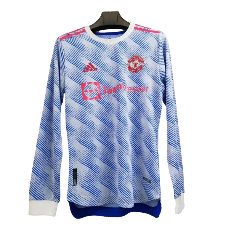 Manchester United Away Long sleeve Jersey 21/22 (Customizable)