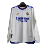 Real Madrid Home Jersey Authentic 2021/22 - Long Sleeve - goaljerseys