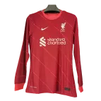 Liverpool Home Jersey Authentic 2021/22 - Long Sleeve - goaljerseys