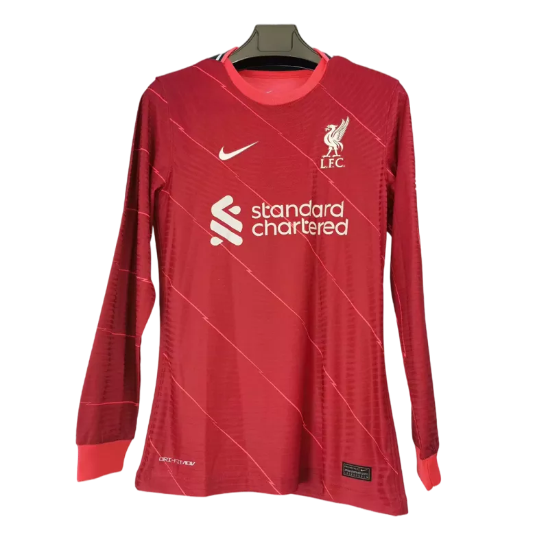 Authentic Liverpool Long Sleeve Home Jersey 2021/22 - gojersey