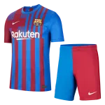Barcelona Home Jersey Kit 2021/22(Jersey+Shorts) - goaljerseys