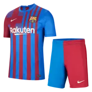 Barcelona Home Jersey Kit 2021/22(Jersey+Shorts) - goaljerseys