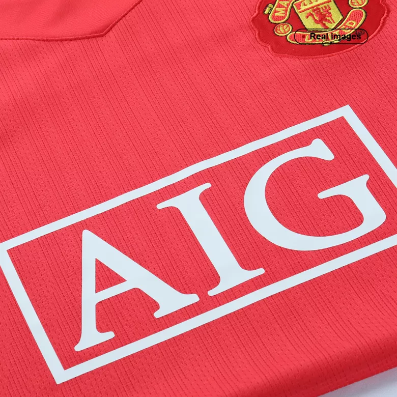 Manchester United Home Jersey Retro 2007/08 - gojersey
