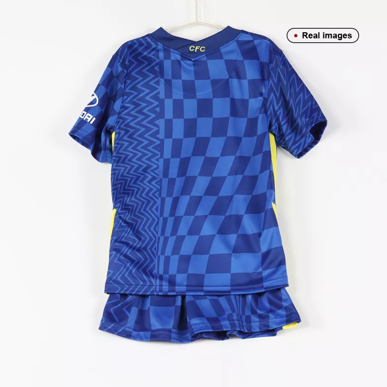 Chelsea Home Jersey Kit 2021/22 Kids(Jersey+Shorts) - gojersey