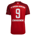Bayern Munich LEWANDOWSKI #9 Home Jersey 2021/22