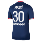 PSG Messi #30 Home Jersey 2021/22