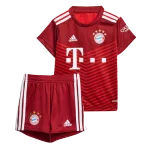 Bayern Munich Home Jersey Kit 2021/22 Kids(Jersey+Shorts) - goaljerseys