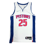 Detroit Pistons Derrick Rose #25 NBA Jersey Swingman 2021/22 Nike White - Icon