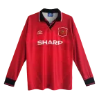 Manchester United Home Jersey Retro 1994/96 - Long Sleeve - goaljerseys