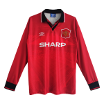 Manchester United Home Jersey Retro 1994/96 - Long Sleeve