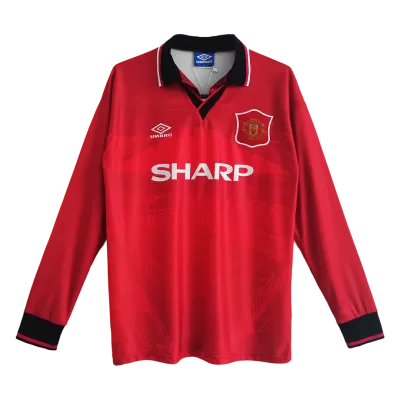 Manchester United Home Jersey Retro 1994/96 - Long Sleeve - gojersey