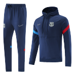 Barcelona Hoodie Sweatshirt Kit 2021/22 - Royal (Top+Pants)
