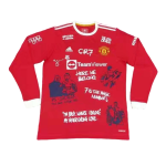Manchester United X CR7 Home Jersey 2021/22 - Long Sleeve