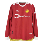 Manchester United Home Jersey Authentic 2021/22 - Long Sleeve